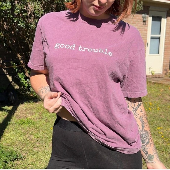 Comfort Colors Mauve Graphic Tee - Picture 1 of 3